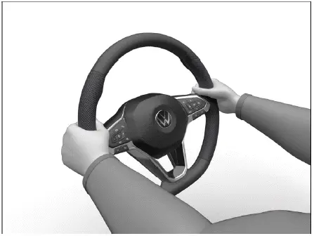 Volkswagen ID.4 posición manos volante 9 y 3 horas