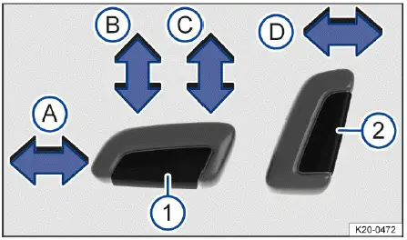 Volkswagen ID.4 mandos eléctricos ajuste asiento conductor