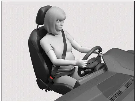 Volkswagen ID.4 cinturón seguridad mujeres embarazadas correcta colocación