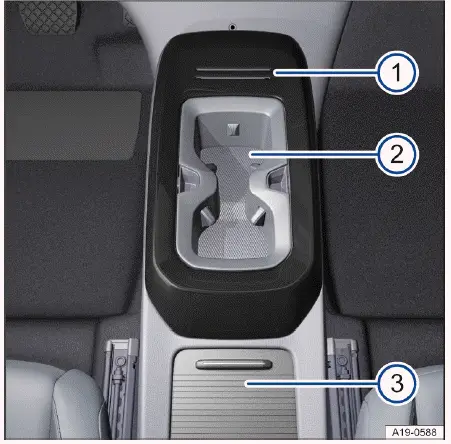 Volkswagen ID.4 consola central inferior
