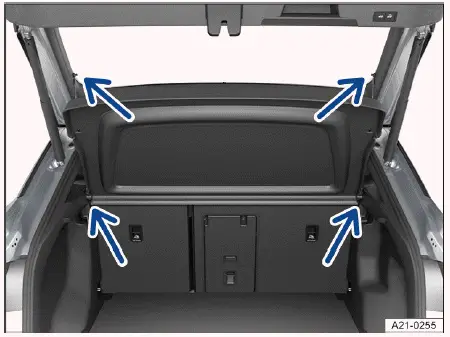 Desmontaje y montaje cubierta maletero Volkswagen ID.4