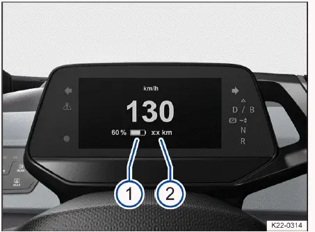 Volkswagen ID.4 estado carga batería cuadro digital