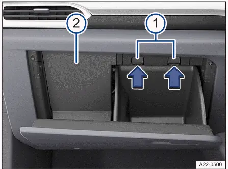 Volkswagen ID.4 acceso fusibles lado acompañante