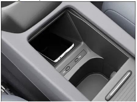 Cubierta portaobjetos carga inalámbrica Volkswagen ID.4
