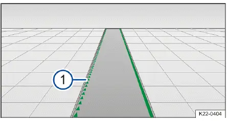 Detección de carril mediante datos de tráfico en Volkswagen ID.4