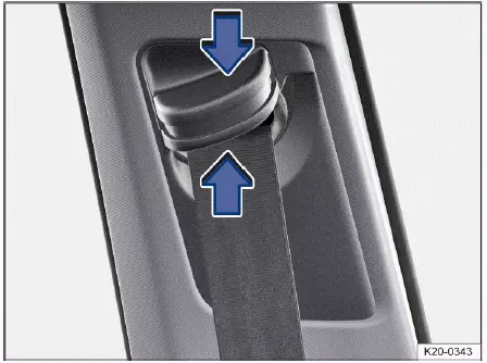 Volkswagen ID.4 regulador altura cinturón ajuste correcto