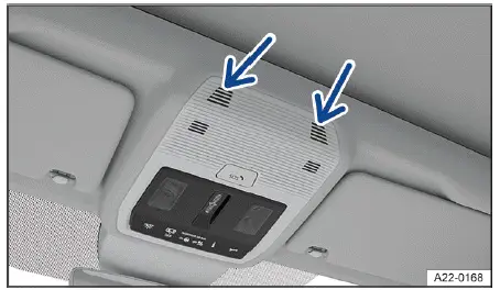 Volkswagen ID.4 sensores vigilancia habitáculo consola techo detección movimiento